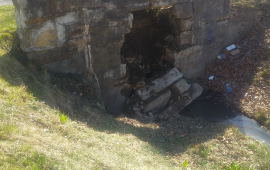 9th & Osage storm drain pipe