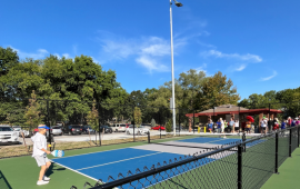 First Volley on New Pickleball Courts 091024