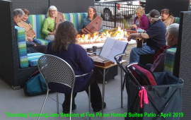 Autoharp Jam Session at nearby hotel