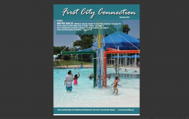 front page of city newsletter
