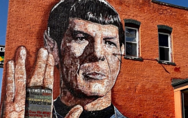 Spock mural