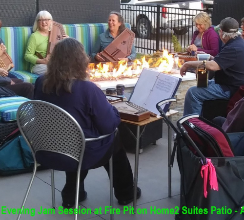 Autoharp Jam Session at nearby hotel