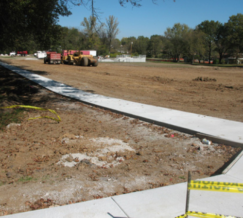 Concrete Walkway