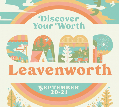 Camp Leavenworth festival logo