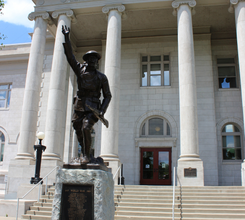 Doughboy at County Courthouse