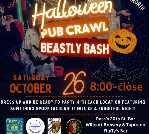 Halloween Pub Crawl & Beastly Bash