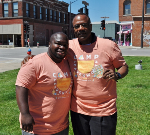 Mayor with Camp Leavenworth T-shirt