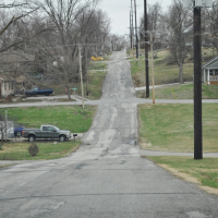 9th Street near Spruce Street is scheduled to receive granite seal treatment in 2021.