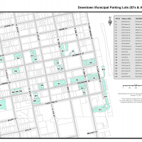 Downtown City Parking Lots