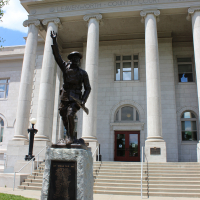 Doughboy at County Courthouse
