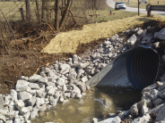 637 McDonald new rocks around fixed drainage tube