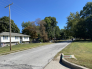 Vilas Street with no sidewalks