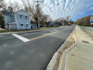 photo of newly paved street