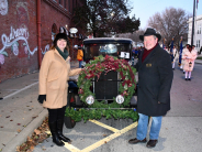 2023 Holiday Parade with Commissioners