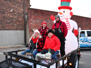 2023 Parade Entry with Snowman