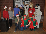 Group Photo of Helpers at Breakfast with Santa