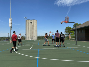 Basketball court at Bob Dougherty Park