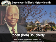 Robert "Bob" Dougherty, Mayor of the City of Leavenworth, Kansas in 1981