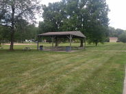 Main Shelter with Volleyball View