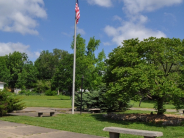 Flagpole at David Brewer