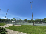 Tennis courts at David Brewer Park