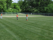 Girls play softball at Sportsfield in Leavenworth