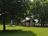 Small shelter at Wollman Park