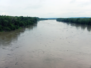 Missouri River north of Leavenworth