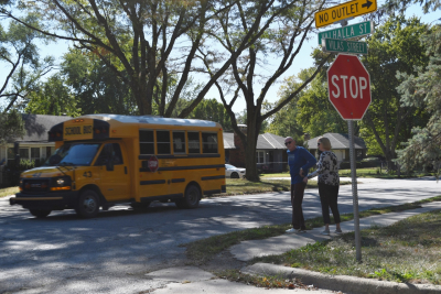 School bus on Vilas Street