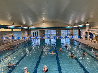 Catherine Hansen's 1:00 p.m. Aquacise class