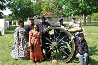 Characters Re-enacting Life from Buffalo Bill Days