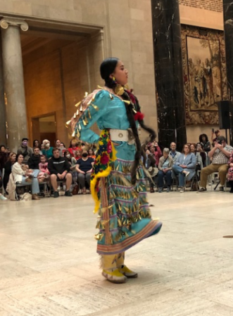 First Nations dancer