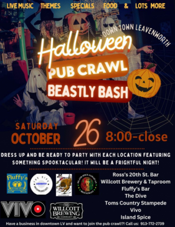 Halloween Pub Crawl & Beastly Bash