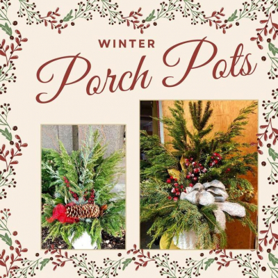 Winter Porch Pots Workshop
