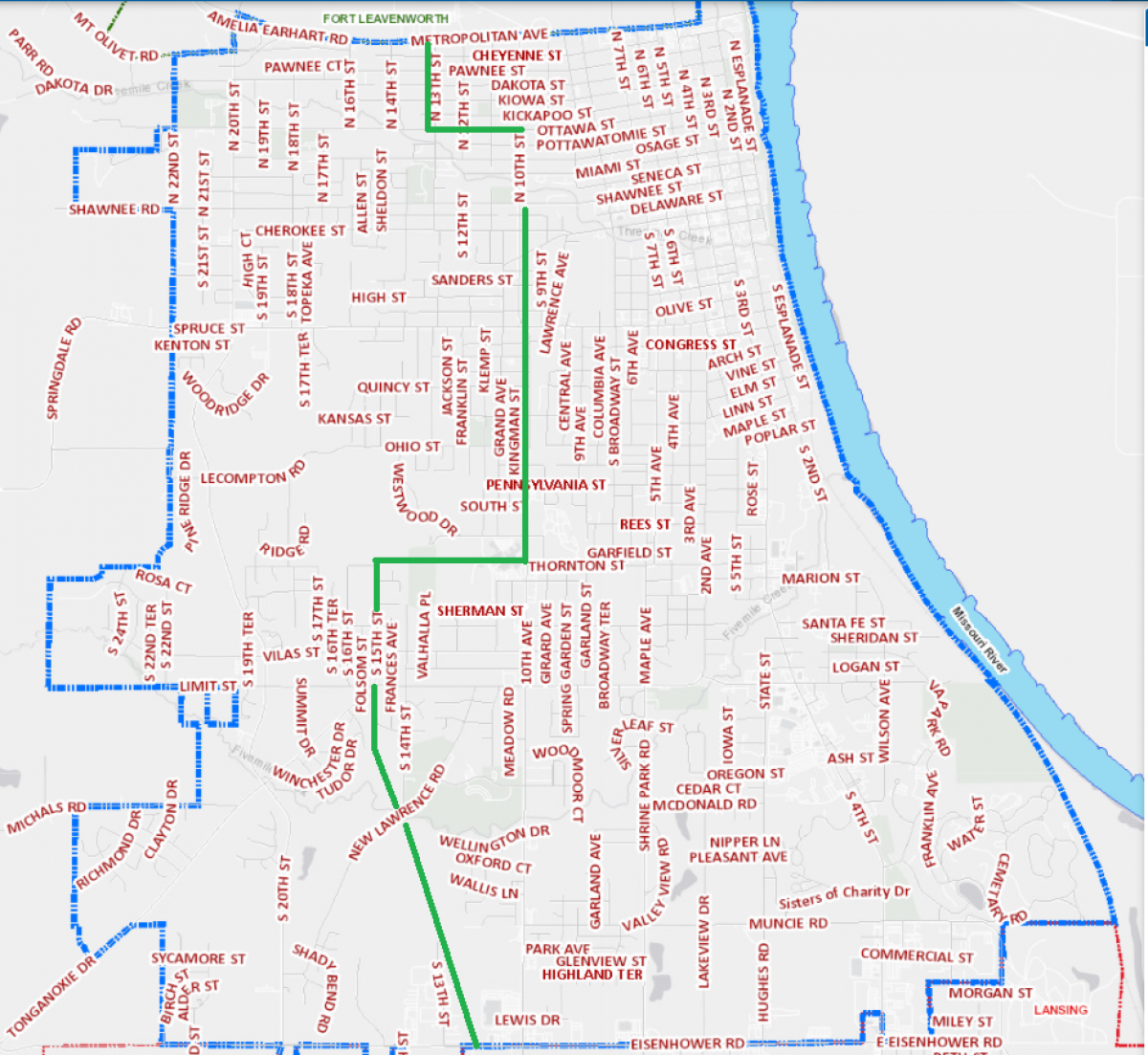 trash bag delivery map